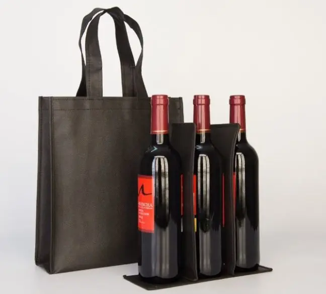 DIY Bolsa para regalar una botella de vino 