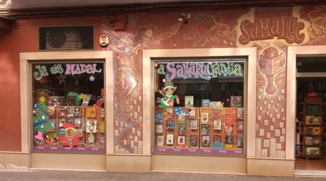 Pequeño comercio libros tienda