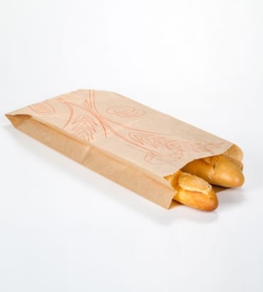 Paquete de 100 bolsas de pan de papel kraft para pan casero, bolsa grande  con ventana frontal transparente de 14 x 8.3 x 3.5 pulgadas, 500 unidades