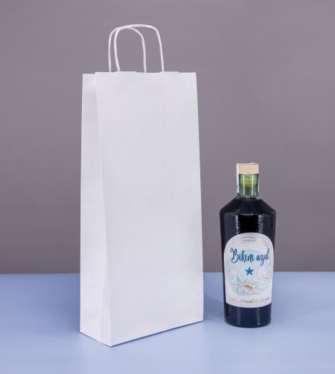 Bolsa de papel ecológico para botellas 18x39x8. Papel ecológico
