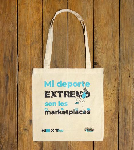 Bolsa de algodón orgánico personalizadas con logo 38x42