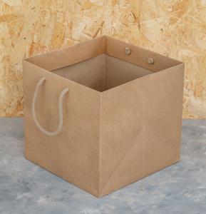 LOTE de bolsas de papel kraft y blanco 28x26x28